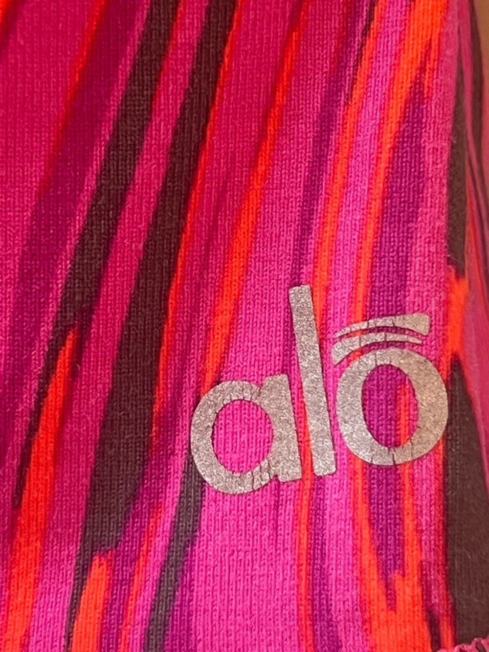 ALO YOGA Racerback Tank Top Women Small Pink Purple Athletic Workout Yoga Top - Picture 4 of 12
